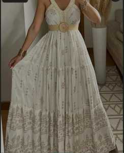 ชุดเดรสสีขาวสไตล์โบฮีเมียนสำหรับงานแต่งงาน - Product Image 3