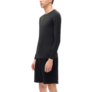 เสื้อยืดแขนยาวแบบรัดรูป ระบายอากาศได้ดี พิมพ์ลายสกรีน - Product Image 4