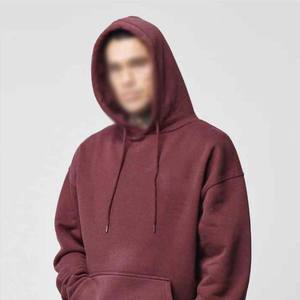 Men's Custom Logo Printed 100% Cotton Sweatshirt Oversized Hoodie Drop Shoulder Embroidered Technique basics Winter <b>Clothing</b> - Product Image 2