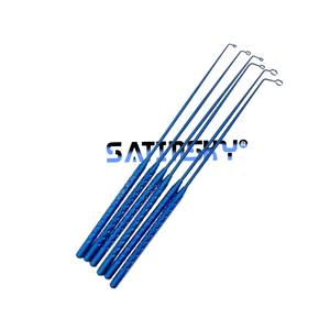 Ciseaux de retrait à manche noir, instruments de chirurgie ophtalmique, outils manuels certifiés CE classe III, outils cosmétiques plastiques de qualité supérieure - Product Image 2