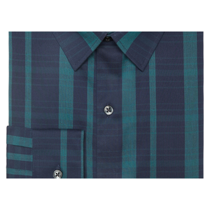 Camicia Elegante a Righe Extra Slim-Fit da Uomo Calvin Klein, 100% Cotone Popeline Antipiega, Verde, Taglia 16-16 12 32-33 - Product Image 3