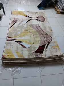 Alfombras Turcas Modernas de Poliéster Tejidas a Máquina, Alfombras de Yute de Alta Calidad Resistentes a las Manchas, Alfombras de Pelo Alto Abstractas para Dormitorio - Product Image 3