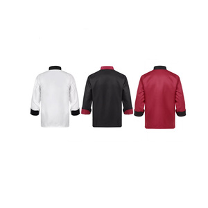 Abrigo de chef uniforme de hotel de restaurante de algodón puro superventas de calidad de exportador con logotipo personalizado - Product Image 2