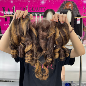 100% cheveux humains crus vierges vietnamiens non transformés cuticule alignée cheveux crus bouclés Machine trame extensions de cheveux vendeur de faisceaux - Product Image 3