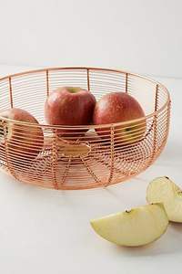 High Quality Custom Metal Storage Wire <b>Mesh</b> Fruit Bowls Gold Iron Steel <b>Basket</b> for Food High Quality Custom Gold Iron Steel - Product Image 3