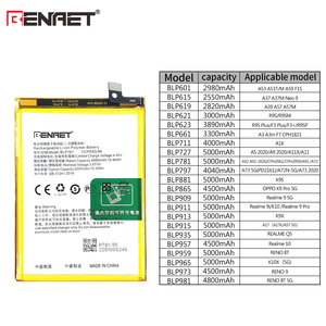 Su misura 100% batteria 5000mah BLP781 originale di capacità Standard per batterie Smartphone <span class=keywords><strong>OPPO</strong></span> A52 <span class=keywords><strong>A72</strong></span> A92 BLP781 - Product Image 5