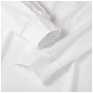 Camiseta corta de gran tamaño de alta calidad con cuello redondo de algodón 100% personalizada para hombre, técnica de lavado LARGO DE Color sólido liso - Product Image 3