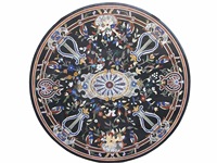 Pietra Dura Marmor-Intarsien Couchtisch Langlebige Wohnzimmermöbel Mogul-Kunst Inspirierte Traditionelle Einrichtung