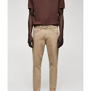 Pantalones vaqueros de hombre de alta calidad, pantalones vaqueros ajustados elásticos para hombre, pantalones vaqueros nuevos de último Color para hombre de talla grande, dos bolsillos de parche - Product Image 1