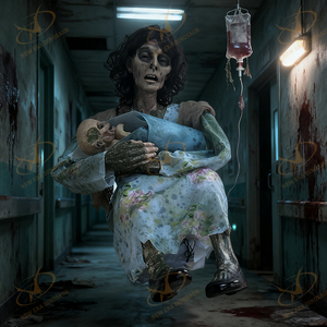 OEM Nhà Ma Ám animatronics nhà sản xuất tùy chỉnh đáng sợ ma và Zombie mô hình cho Halloween sự kiện kinh dị - Product Image 4