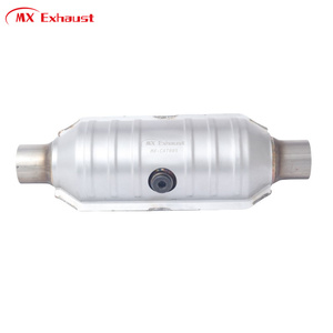 Alto flujo 200 celda 300 celda 400 celda Convertidor Catalítico Acero inoxidable 409 para automóviles, camiones con cerámica o metálico - Product Image 1