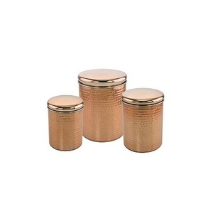 Conteneur à bougie en cuivre de qualité supérieure, taille personnalisée, forme ronde, pour accessoires en cuivre - Product Image 6