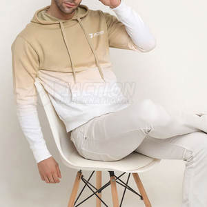 2025 Sudaderas con capucha al por mayor de fábrica Logotipo personalizado Basics Hombres Sudaderas con capucha Poliéster Color Contraste Sudaderas con capucha para hombres - Product Image 5