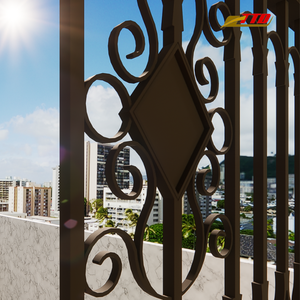 Panneau de garde-corps en fer avec design décoratif parfait pour l'installation intérieure de garde-corps de balcon et les installations extérieures personnalisées - Product Image 6