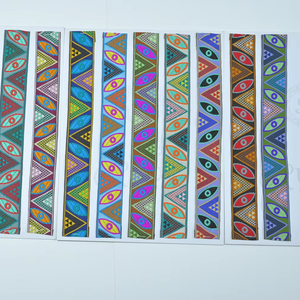 Thanh Lịch Tùy Chỉnh Jacquard Ren <span class=keywords><strong>Trim</strong></span> Chất Lượng Cao Phong Cách Truyền Thống Cho Thời Trang Hàng May Mặc Trang Trí Nội Thất Bền Phong Cách Thêu - Product Image 4