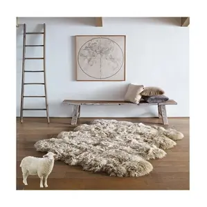 Piel de oveja Merina australiana/piel de cordero para forro de ropa