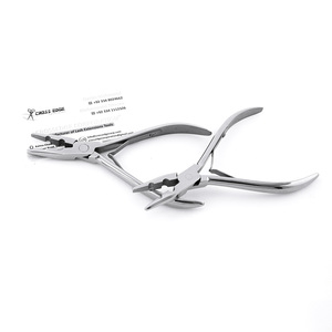 Outils d'extension de cheveux de haute qualité Micro Link 2 trous pince à sertir pince d'extension de cheveux outils de microbilles en acier inoxydable - Product Image 5