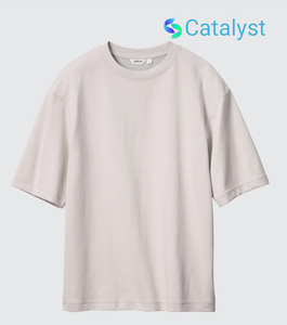 เสื้อยืดคอกลมโอเวอร์ไซส์ใส่ได้ทั้งชายและหญิงคอกลมคอตตอน265gsm ลำลองปล่อยลงไหล่ซักได้สไตล์วินเทจรูปแบบสีทึบพัฟเปล่า - Product Image 3