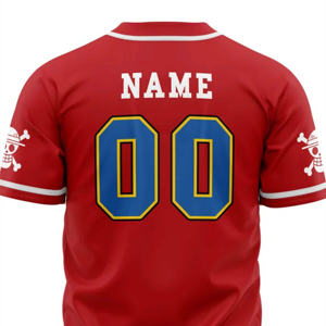 Camisetas de Béisbol Personalizadas al Por Mayor, Impresión por Sublimación Completa, Secado Rápido, Transpirables, Tela 100% Poliéster, Colores Personalizados - Product Image 3