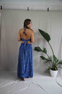 Solid Colour V-Neck Sleeveless Backless <b>Dress</b> High Waist Custom Elegant <b>Women</b> Long <b>Dress</b> <b>Sexy</b> Sleeveless Deep Floral Maxi <b>Dress</b> - Product Image 6