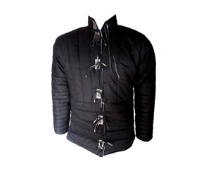 Hecho a mano Europa patrón liso Medieval Gambesons algodón armadura textil y tela artesanías revividas con técnica de costura - Product Image 1