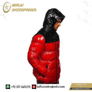 Nuevo brillante Puffer impermeable Stand Collar Abrigo con capucha ropa espesar chaqueta de invierno para hombre Casual Parka prendas de vestir chaqueta - Product Image 2