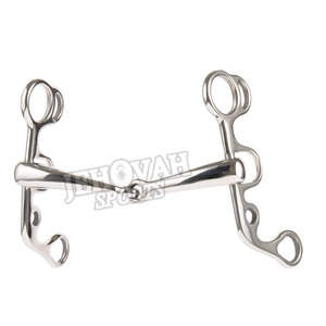 บิตม้าแบบใหม่ บิตม้าชนิด Snaffle อุปกรณ์ขี่ม้า ผลิตภัณฑ์สำหรับม้า บิตสำหรับปากม้า อุปกรณ์ขี่ม้าแข่ง คุณภาพสูง - Product Image 4
