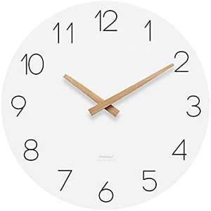 Modern Simple Design Round Shape Wooden Wall Clock Home Decoration Farmhouse Wall Clock Customize Size - Product Image 6