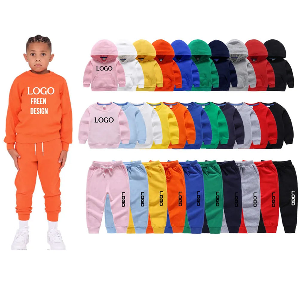 Kids Plain Sweat Suits Wholesale Wholesale Boys Sweat Suit