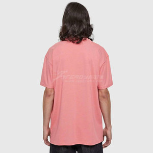 T-shirt surdimensionné personnalisable pour hommes 100% coton épais 300gsm haute qualité Dtg sérigraphie unie DTG tissu tricoté - Product Image 5