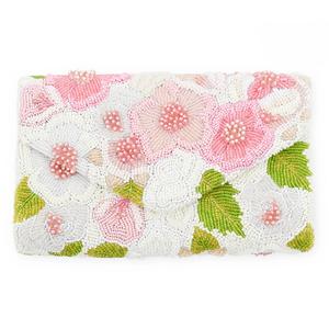 Bolso de Mano Tipo Sobre con Forro de Satén/Terciopelo y Estampado Floral de Moda, Calidad Garantizada, para Mujer, Bolso de Fiesta, Venta al por Mayor en Grandes Cantidades - Product Image 1