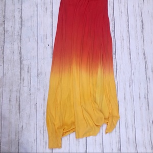 2025 Venta caliente cuello en V verano Maxi vestido Tie Dye Ombre 100% rayón Casual espalda descubierta largo señoras Maxi vestido - Product Image 4