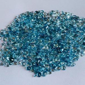 Couleur bleue de pierre précieuse d'aigue-marine naturelle traitée thermiquement avec certificat IGI - Product Image 5