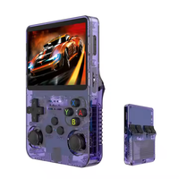 Console de jeu vidéo portable rétro R36S, écran IPS de 3,5 pouces, R35s Pro portable, 64 Go de jeux, Wi-Fi, 3000 jeux intégrés