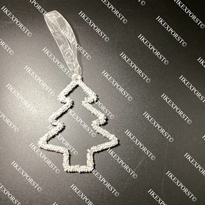 ลูกปัดทำด้วยมือของประดับต้นคริสต์มาสและของประดับตกแต่งเทศกาลหลากสีสำหรับวันหยุดเชียร์ - Product Image 2