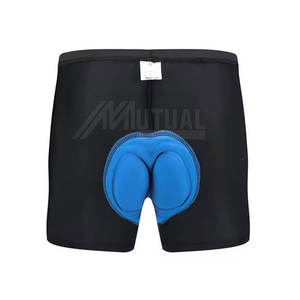 Pantalones cortos de entrenamiento estilo motorista de cintura alta logotipo personalizado al por mayor pantalones cortos de tabla sólidos de compresión sin costuras cintura elástica tipo cintura media - Product Image 2