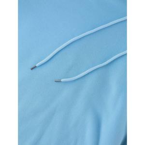 Novedad, Precio Bajo, Sudadera con Capucha de Forro Polar para Mujer, Estilo Europeo Americano, Estampado Invernal, Logotipo Frontal, Color Sólido, Larga y Holgada - Product Image 6