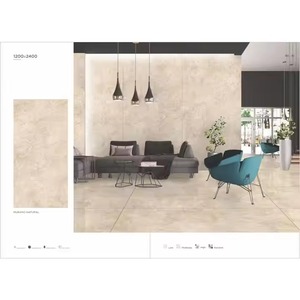 Marque Onyx Calacatta Blanc 1200x2400mm Dalle De Porcelaine 120x240cm Grands Carreaux De Sol Vitrés Conception Populaire - Product Image 2