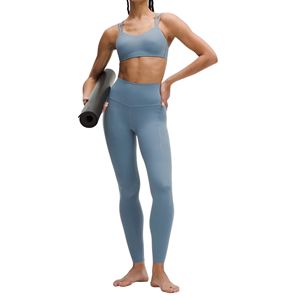 Women's Plus Size Strappy <b>Racerback</b> Sports <b>Bra</b> Scoop Neck High Support Gym Training Fast Dry Brushed Naked Feel Front Activewear - Product Image 2