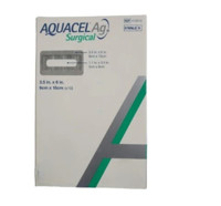 Pansement stérile en fibres d'argent, pansement chirurgical doux et absorbant, 9 cm, plusieurs tailles
