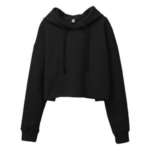 Venta al por mayor transpirable de secado rápido para mujer ropa atlética gimnasio Yoga pulóver sudaderas Deporte Mujer Crop Sudadera con capucha para mujer - Product Image 3