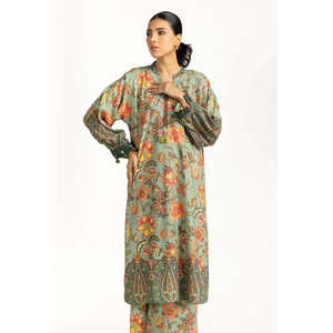 Conjunto Coordinado Estampado de Viscosa Bohemia IPST-55073, Tela Crepé para Primavera/Verano - Product Image 1