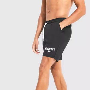 กางเกงขาสั้นออกกำลังกายสำหรับผู้ชายสายรัดเอวมีความยืดหยุ่นเนื้อระบายอากาศเหมาะสำหรับการออกกำลังกายกลางแจ้งและการวิ่ง - Product Image 1