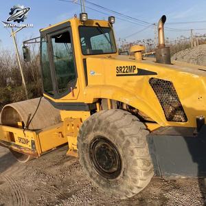 Compacteur vibrant à tambour unique Shantui SR22MP d'occasion, poids de travail 22 tonnes, marque chinoise originale, compacteur moyen - Product Image 3