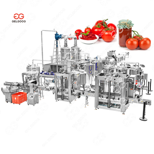 Línea de procesamiento Industrial de 2 toneladas de tomates, máquina para hacer pasta de tomate, línea de producción de pasta de tomate - Product Image 1