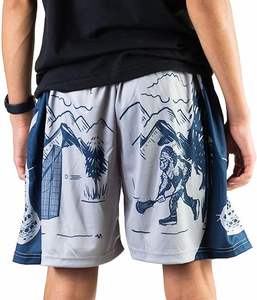 Short de crosse personnalisé unisexe vêtements de sport coulissants rembourrés pour adultes avec technologie de sublimation de performance améliorée style unisexe - Product Image 6