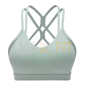 Ropa informal para mujer Top Ropa de fitness personalizada Sujetador deportivo Nueva ropa de yoga en blanco liso Sujetador deportivo para damas - Product Image 1