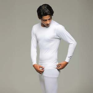 Dryfit เสื้อรัดรูปไลคร่าสำหรับผู้ชายเสื้อรัดรูปแขนยาวสีขาว2511 103 132203 - Product Image 2