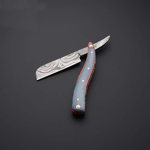 มีดโกนหนวดแบบตรงสำหรับร้านตัดผมมีดโกนสแตนเลสใบเดียวสำหรับร้านตัดผม - Product Image 6