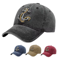 Casquette de baseball en denim 6 panneaux personnalisée pour l'extérieur de haute qualité casquettes de baseball brodées lavées personnalisées chapeau de sport